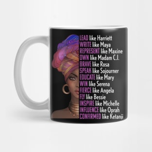 Women of Black History, Legends, Powerful Black Women, Black History Mug